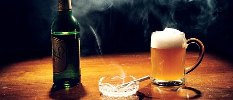 Addiction to alcohol and smoking can provoke the development of psoriasis on the face