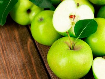 Apples for a day of fasting during a worsening of psoriasis