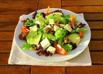 Salad with vitamins